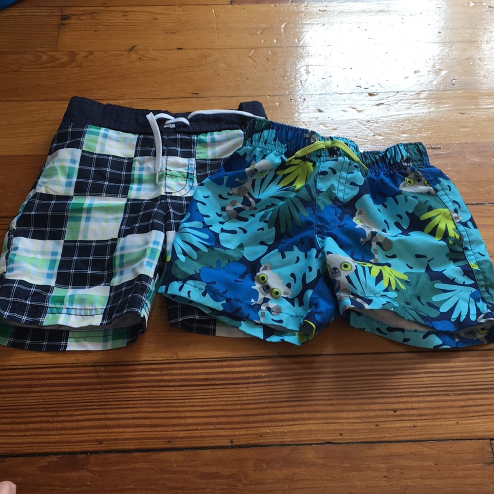 Gymboree - set of (2) Swim Trunks - 12-18m